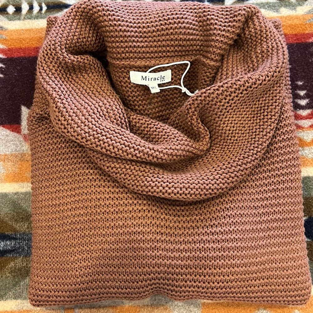 Boho oversize sweater